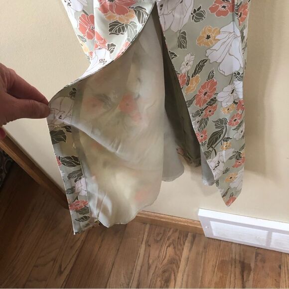 COPY - Abercrombie & Fitch Cinched Neck Slip Midi Dress - Picture 8 of 12